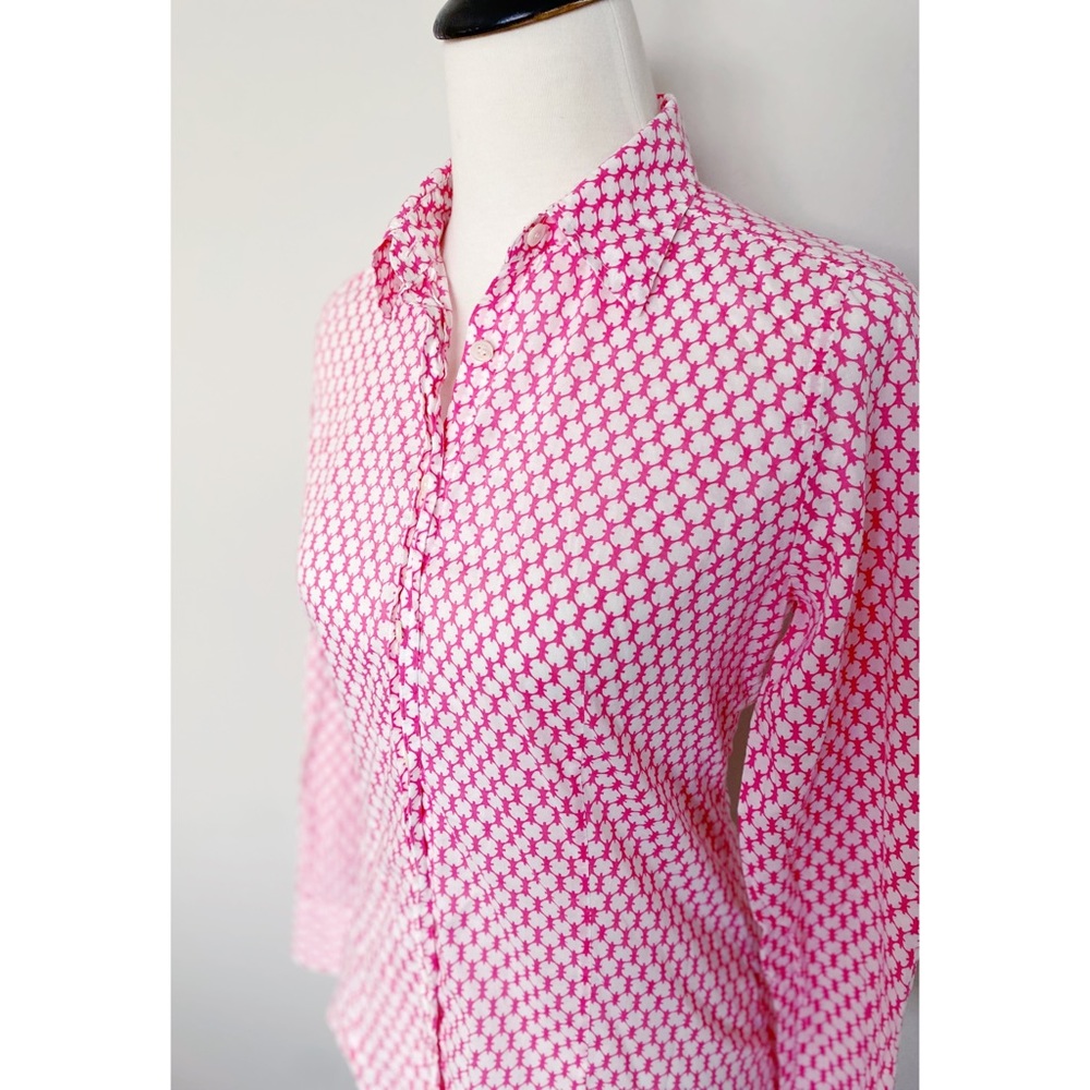 NWOT J. Crew Geometric Button Down
